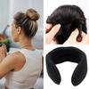Sünger Plastik Halkalı Kıvırcık Saç Yapıcı Saç Scrunchie Saç Bandı Bükümlü Donut Topuz Buklesi Saç Bantları Saç Stili Araçları