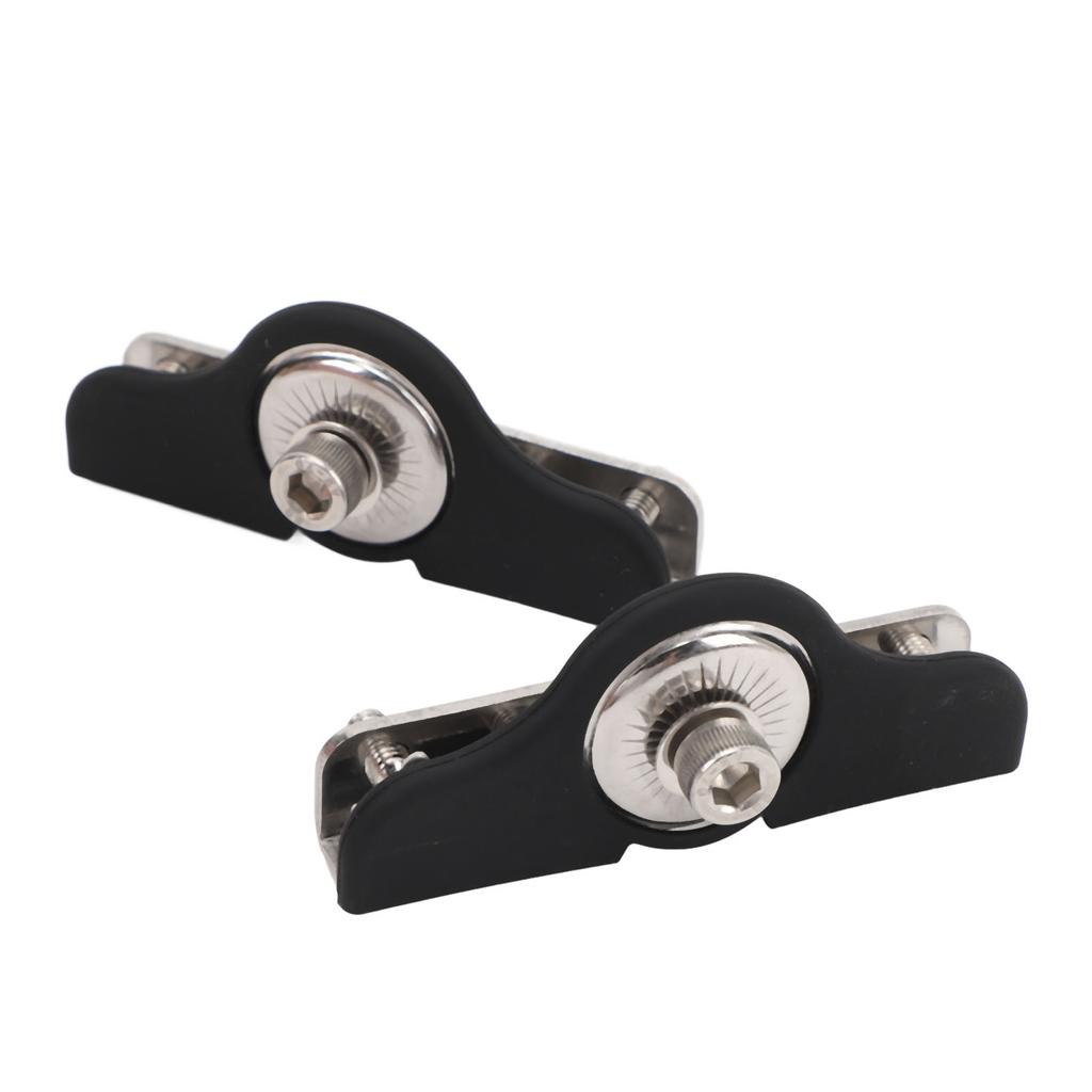 2PCS LED Light Bar Mounting Bracket Stainless Steel Universal Hood LED Work Light Mount Bracket Clamp Holder for Truck