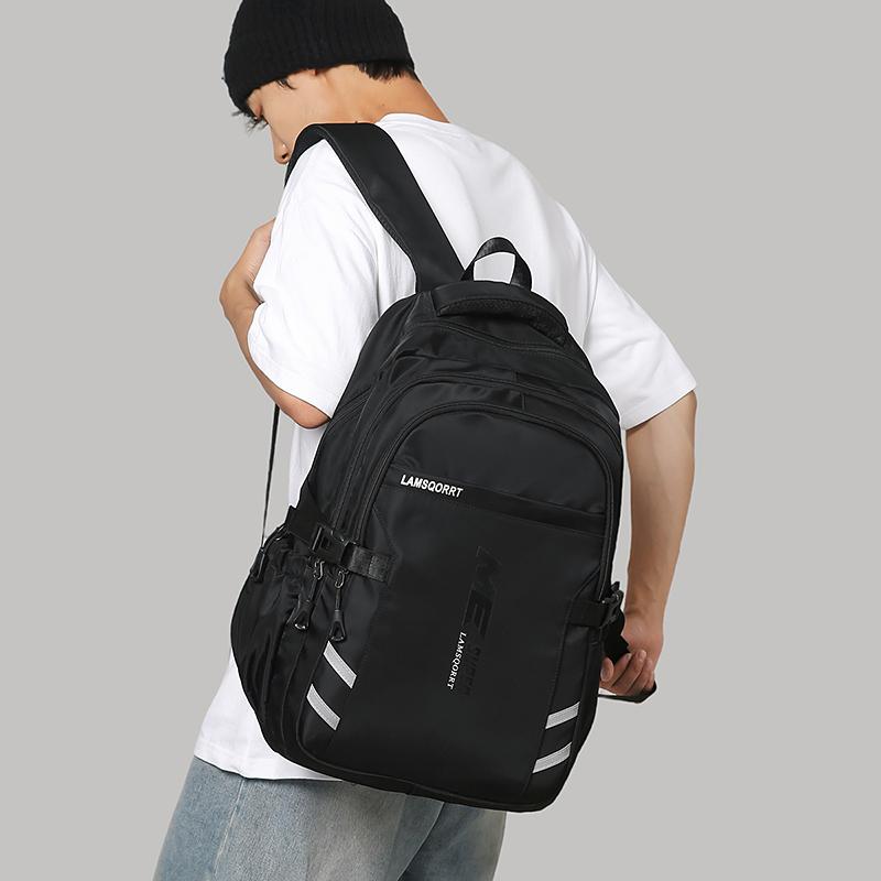 Men's Large Capacity Travel Backpack Junior Senior High School Student Schoolbag