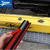 JIDIXIAN Styling Mouldings Rubber Car Door Sill Scuff Plate Entry Guard Trim for Jeep Wrangler TJ 1997-2006