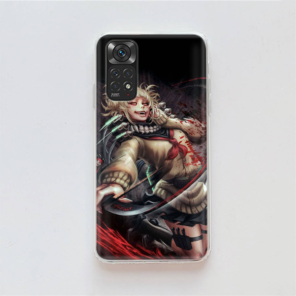 DT3 Hero Academia Toga Case for Samsung A04 A14 A23 A34 A54 M23 M33 M52 M53 Realme 10 9 C30S C35 C55 VIVO Y02S Y21 Y33S Y51 X80 Pro Clear Cover