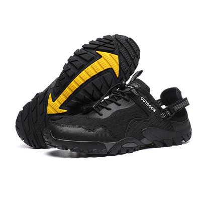 Anti-slip Hiking Shoes Breathable Outdoor Sneakers Wading Trekking Sports Shoes Elastic Unisex Climbing Shoes Wear-resistant Sole