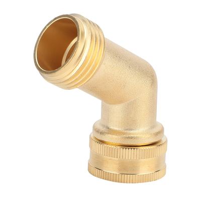 3/4" Sárgaréz Könyökös Golyóscsap Tömlőcsatlakozó Adapter Tömítéssel Kerthez