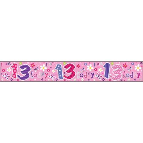 Simon Elvin Dnes je mi 13 Banner s holografickou fólií