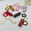 Portable Lipstick Mouth Red Envelope Gift Coin Purse Keychain Women Girls'Lipstick Storage Bag Fashion Storage Box with Mirror