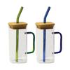 Drinking Clear Glasses Birthday Gifts for Iced Cold Beverages Green
