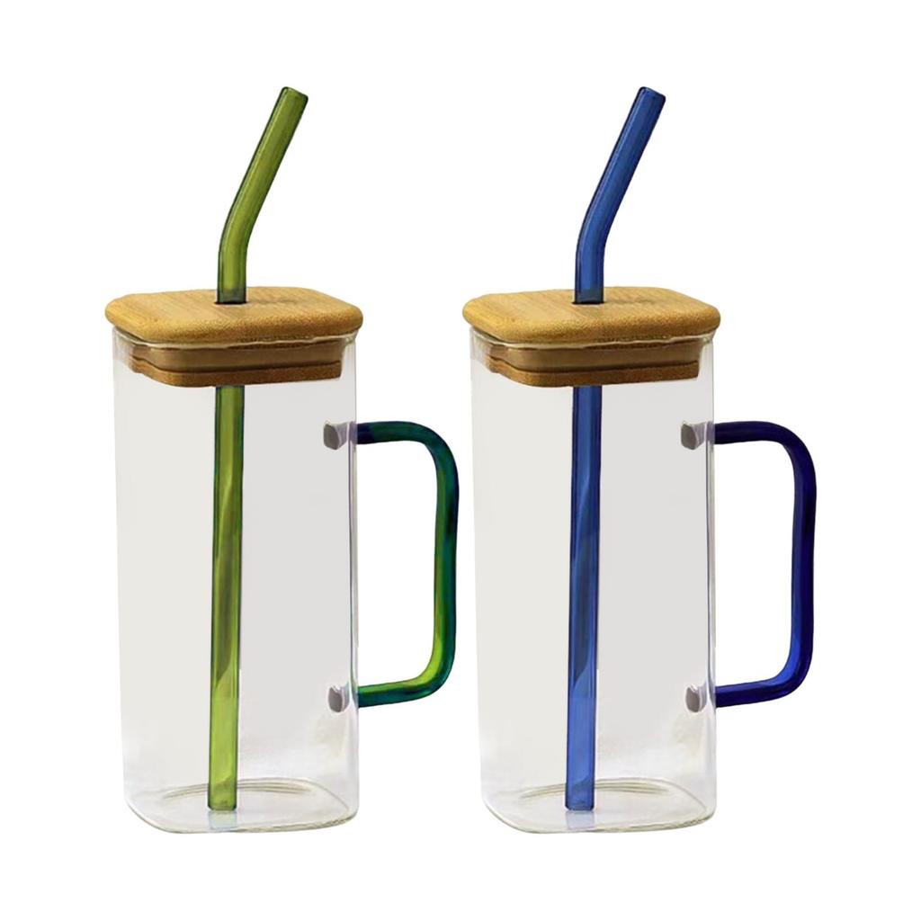 Drinking Clear Glasses Birthday Gifts for Iced Cold Beverages Green
