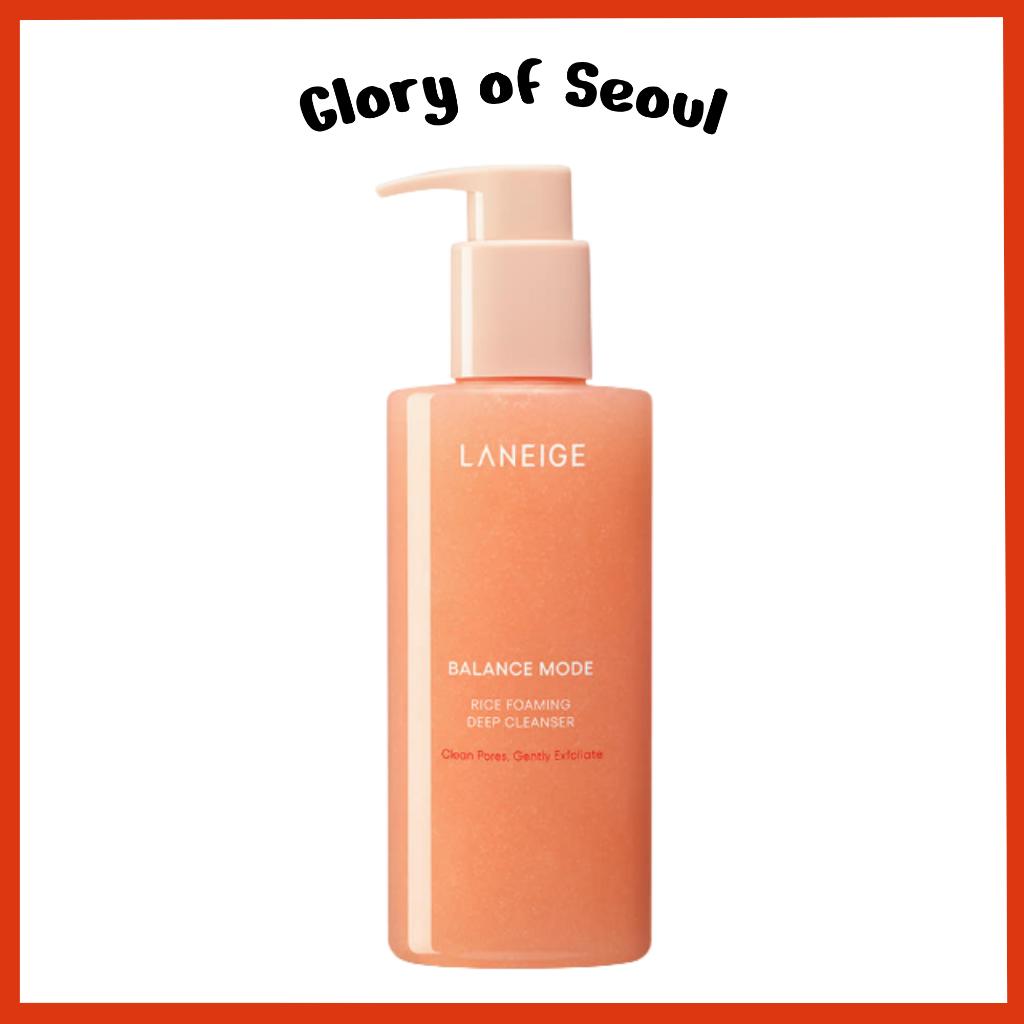 [НОВИНКА] LANEIGE Очищающая пенка для глубокого очищения с рисом, режим баланса, 250 мл