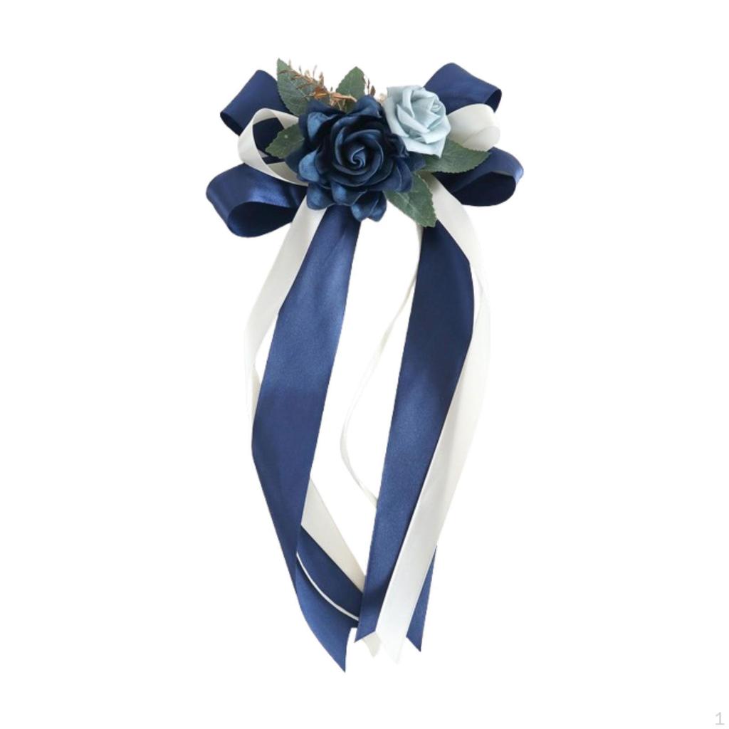 Aisle Chair Floral Decor with Ribbons for Special Occasions