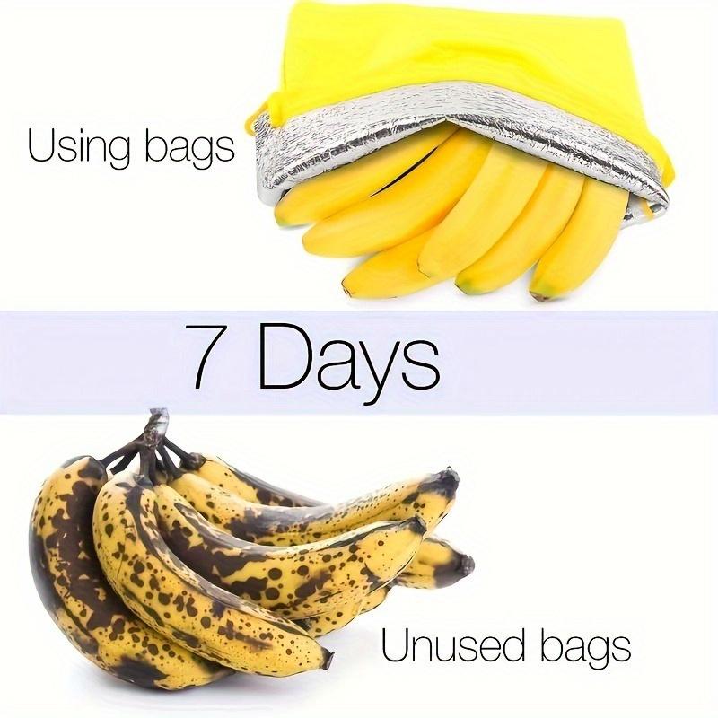 1pc Banana Storage Bag with "Banana" Label - Durable, Polyester Material, Perfect for Fresh Fruit Organization in The Kitchen