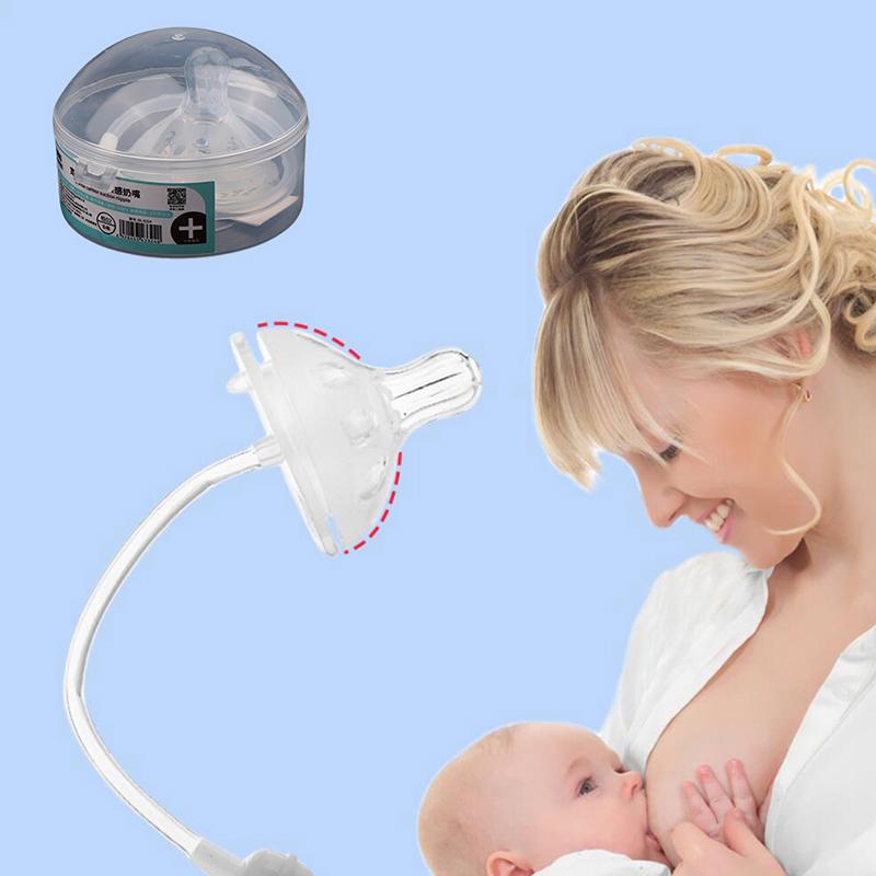 1 Piece Feeding Bottle Nipple Bottle Replace Accessory Baby Bottle Kids Cup Silicone Sippy Straw Mouth