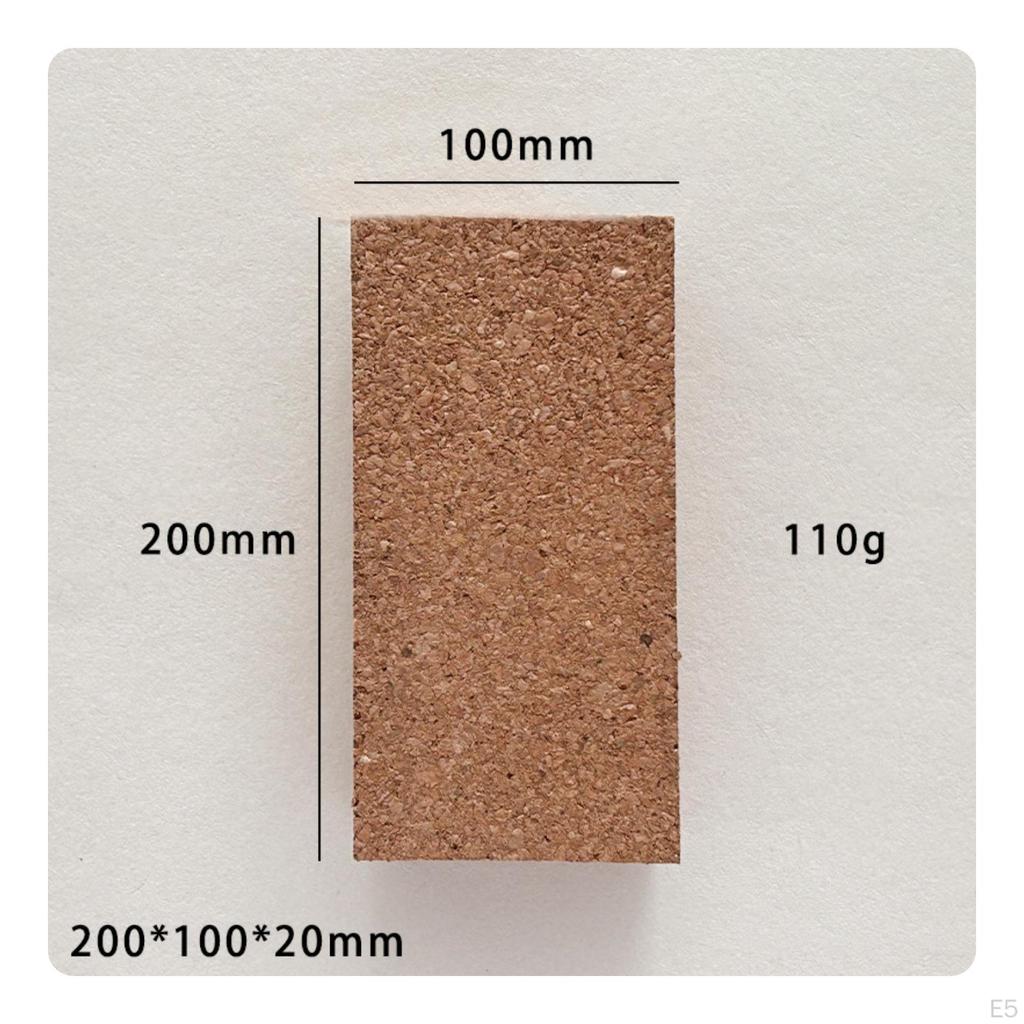 Leathercraft Cork Board Dense with Pin Storage Guarding Sheet for