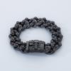 KALEN Punk Style Fine Jewelry Fashion Bracelets Stainless Steel Skull Links Bracelet for Men