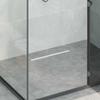 360 degrees  Shower Drain with Slim Model Silver 50 cm Stainless Steel 304