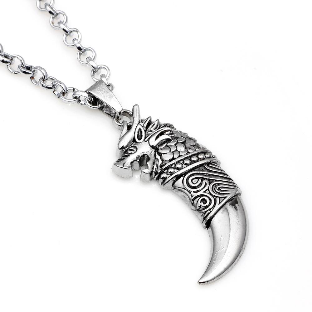 JMXD-Accessories Men's Boutique Necklace Owl Musical Instrument Guitar Animal Commodity Styling Personalized Jewelry