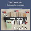 Stainless Steel Wall-Mounted Knife Holder & Chopstick Tube