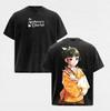 Harajuku Anime The Apothecary Diaries T Shirt Maomao Tshirt Vintage Washed Tshirt For Mens Clothing Cotton Casual Tees Tops