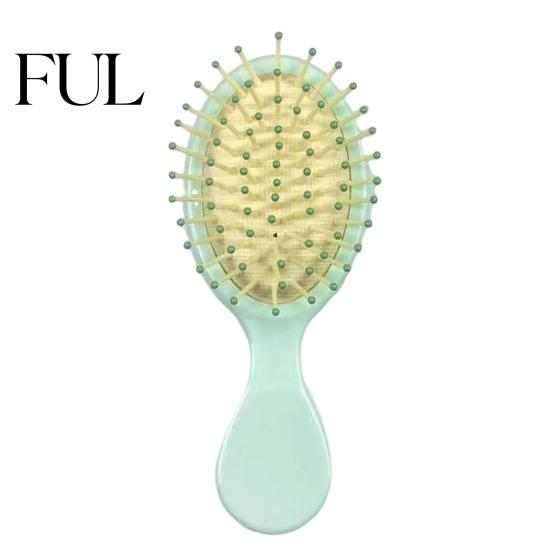 Gentle Hair Brush with Ergonomic Handle Ultra-Soft Bristle Minimize Lightweight Comb Pain Split Ends Breakage Massage Scalp