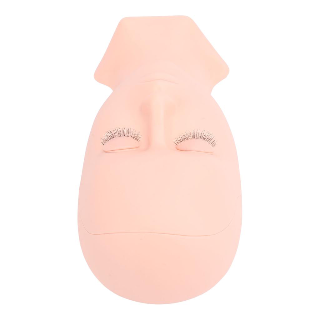 Lash Mannequin Head Silicone Removable Eyelid Realistic Multipurpose Makeup Practice Mannequin Head