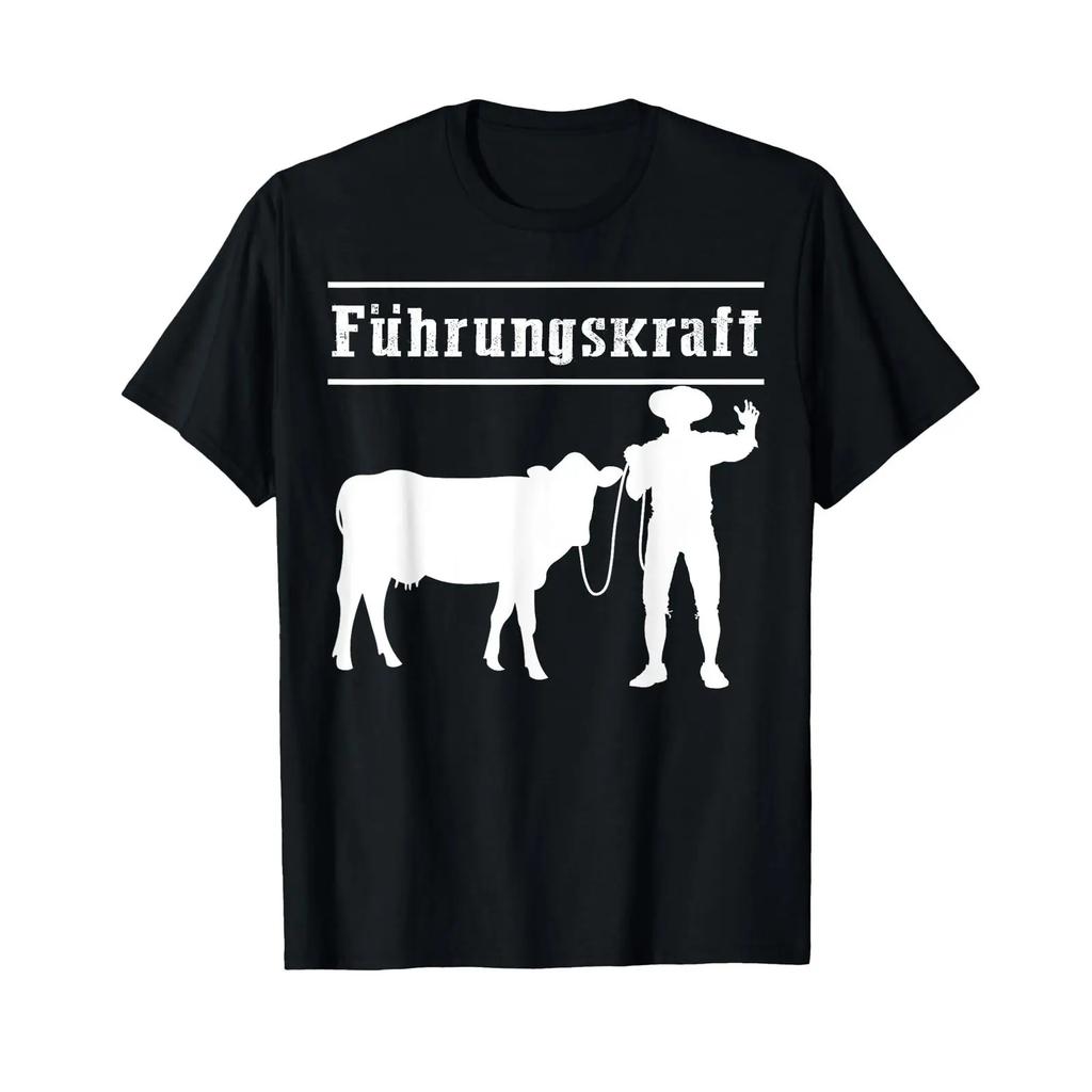 Unisexager Farmer Livestock Agriculture Cow T Shirt Vintage Breathable Top For Everyday Wear Stretched Casual Slightly Soft