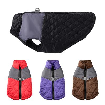 Reflective Pet Clothes Warm Winter Waterproof Puppy Vest Jacket Coat With D-Ring For Small Large Dogs Golden Retriever Costumes