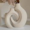 Vase Ornament, Resin Decorative Vase Sculpture, Table Decor for Living Room Bedroom Office Home Balcony Indoor