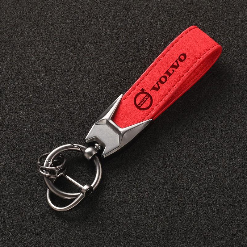 Nouveau Porte-clés Mode pour Clé de Voiture Avec Logo Pour Volvo CX60 CX40 CX90 V40 V50 V70 S60 AWD RDESIGN S40 S90 T6 2025 2024 Accessoires de Voiture
