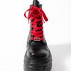 Damesko Vinter Tyk Såle Graffiti Gotisk Punk Ankelstøvletter Mote Fritidssko