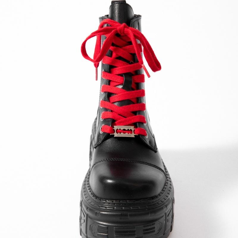 Women Boots Winter Thick Sole Graffiti Gothic Punk Ankle Boots Fashion Casual Shoes