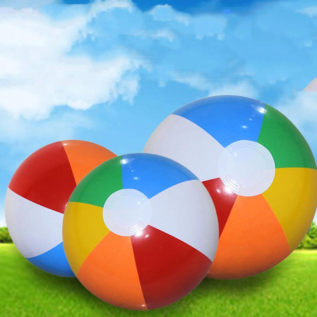 PVC Inflatable Sequin Beach Ball  Sports Luminous Ball