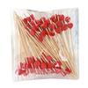 Biodegradable Bamboos Party Sticks Multipurpose Camping Utensils For BBQ Appetizers Art Projects And Table Setting