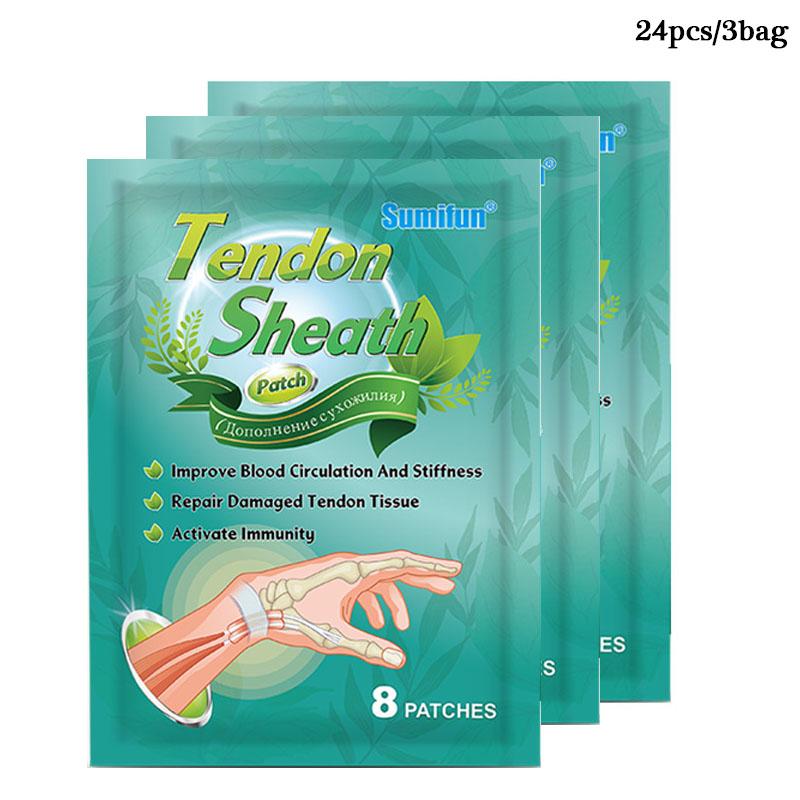 

Пластырь для ухода за суставами запястья Sumifun, черный гипсовый пластырь 24pcs/3bag