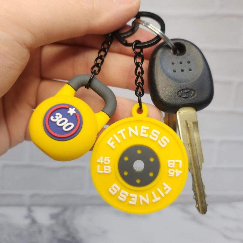 

Helchang Health Trainer Keychain Gift Healthin Original KK0146 (05) Kettlebell Yellow