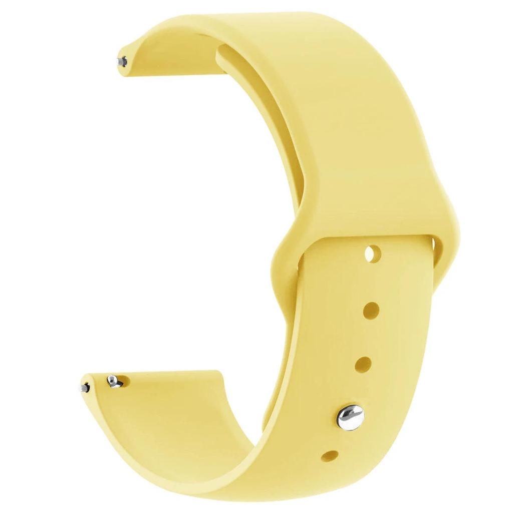 Universal Silicone Sport Watch Strap for 18/20/22mm Samsung Galaxy & Huawei