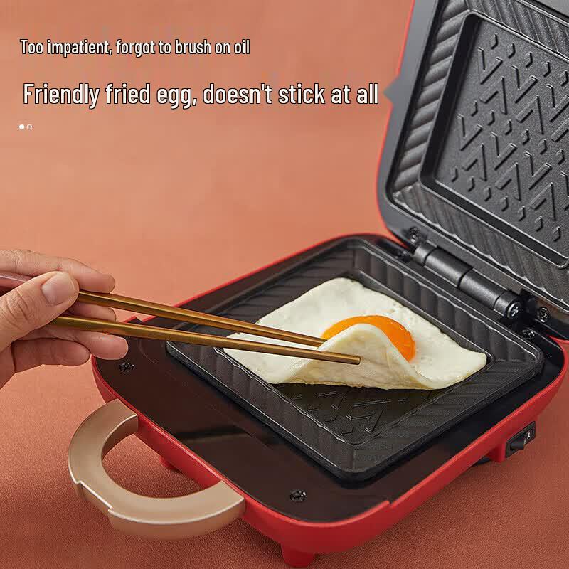 BEAR Multifunktions-Sandwich- und Waffelmaker CN-Stecker (Adapter enthalten)