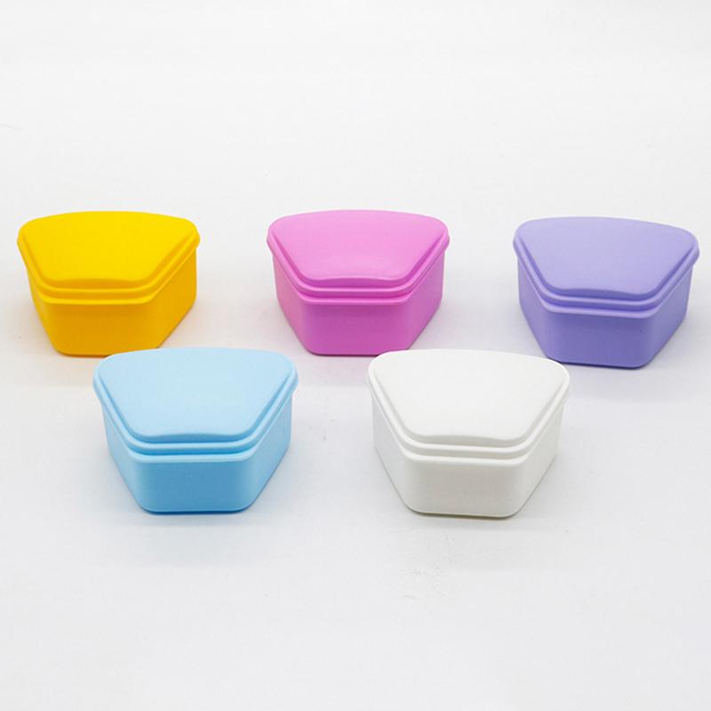 1Pcs Tooth Retainer Tooth Box Braces Container Mouthguard Guard Denture Storage Case Clean Organizer Case