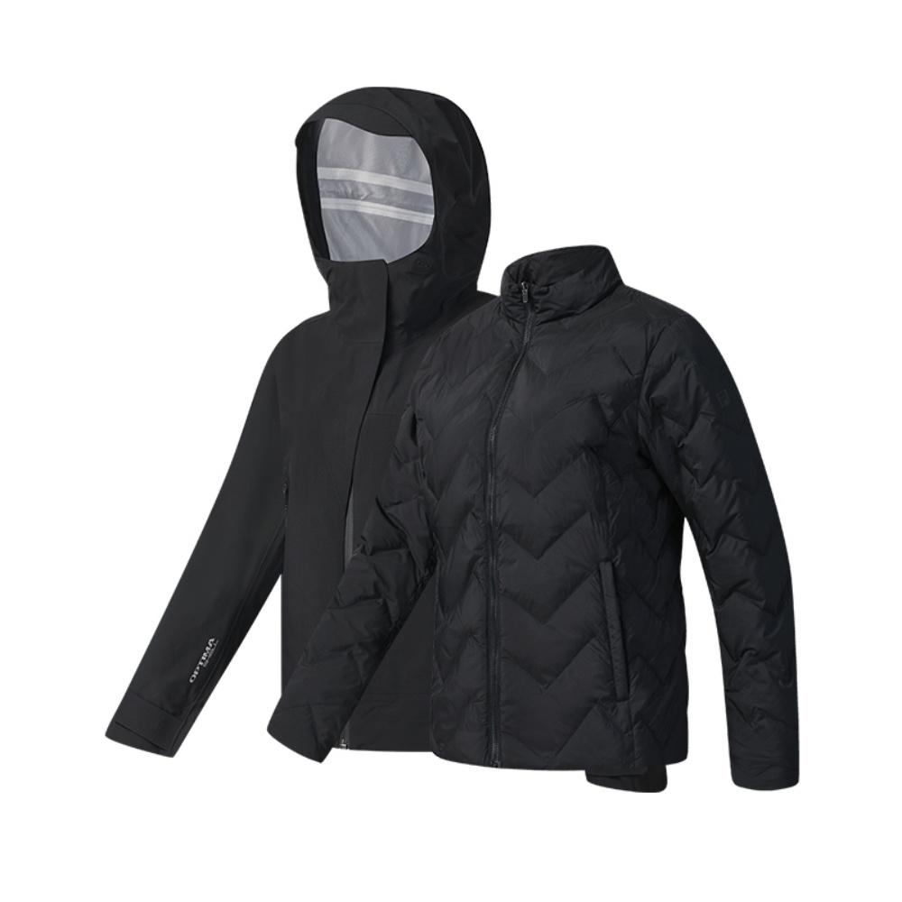 Fila Explorer Removable Three-In-One Fashion Simple Trendy Casual Sports Outdoor Versatile Two-Piece Set Women Outerwear A11W547906FBK