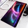 Purple Blue Galaxy Planet Large Gaming Mouse Pad Outer Space Nebula Starry Sky Nonslip Extended Keyboard Desk Mat