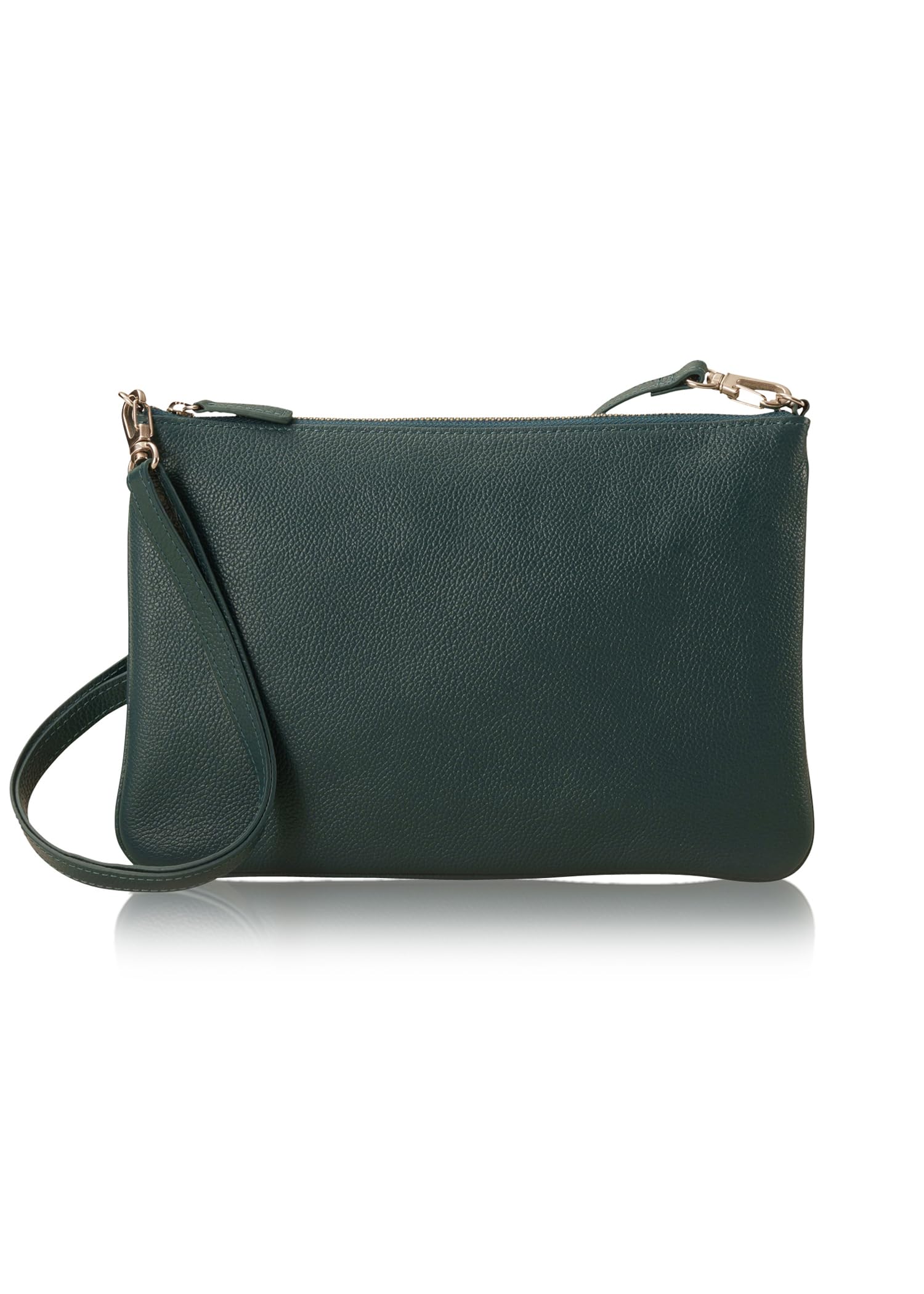 

Шкіряна міні-сумка через плече з оригінальної натуральної коров ячої шкіри, блискавка YKK [Business Factory], водовідштовхувальна шкіра, шкіра, унісекс, тонка, сакош, (блакитно-блакитний)