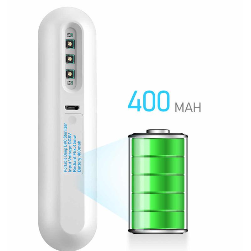 LED Mini Germicidal Lamp Portable Handheld Disinfection Light for Home Office