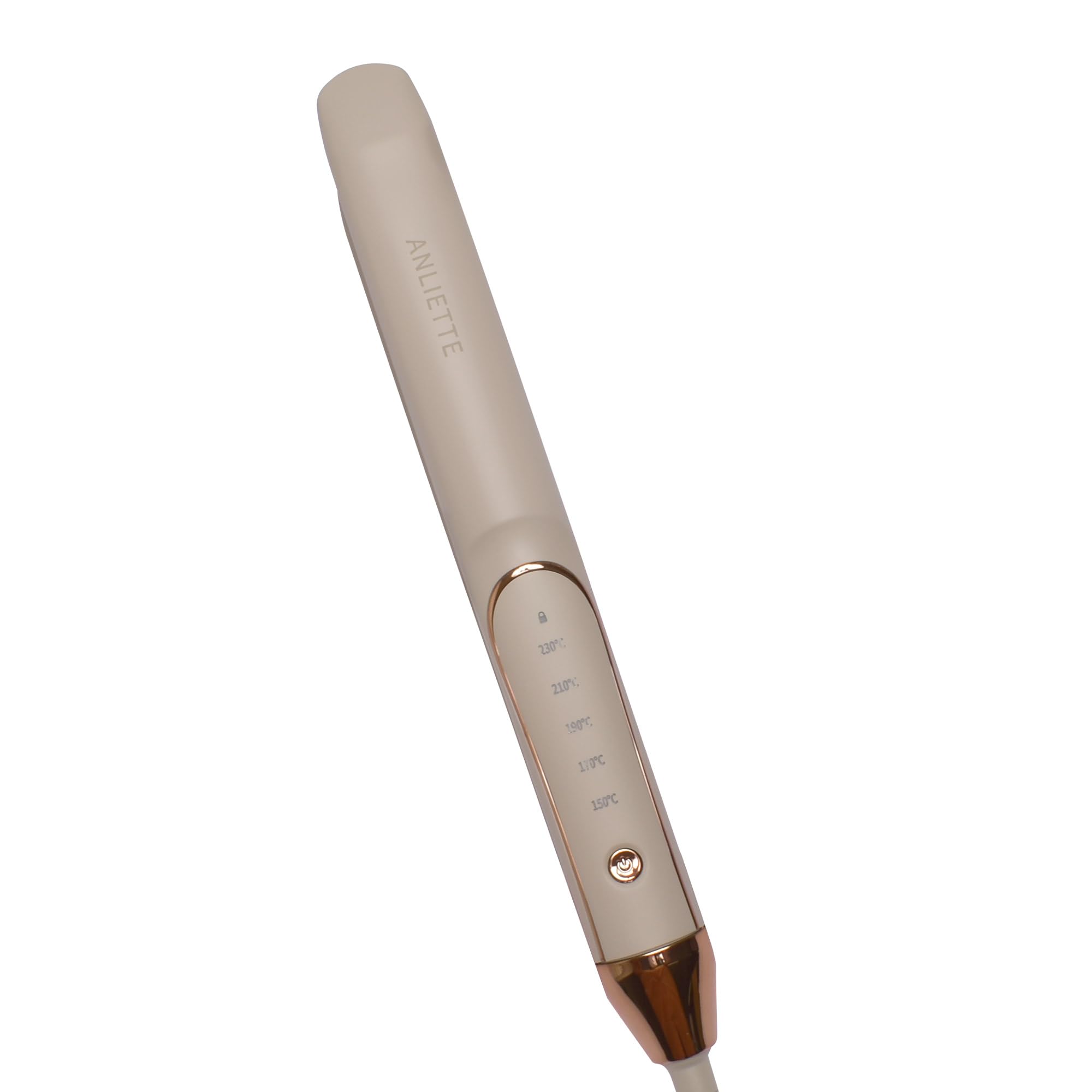 

ANLIETTE AN-001 Latte Hair Iron, Straightener, 25mm, International Compatible, Heats Up in Just 30 Seconds, Ultra-Lightweight, 150°C-230°C