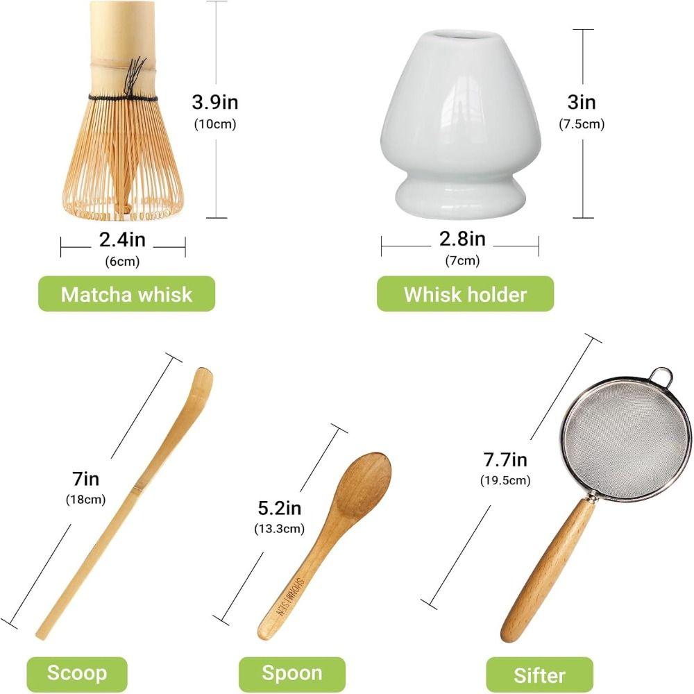 Include Matcha Sifter Matcha Whisk Set Resin Matcha Whisk Holder New Matcha Kit