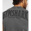 Gymshark Heritage Washed Cut Off Tank Onyx Grey A5a9p Gb8n
