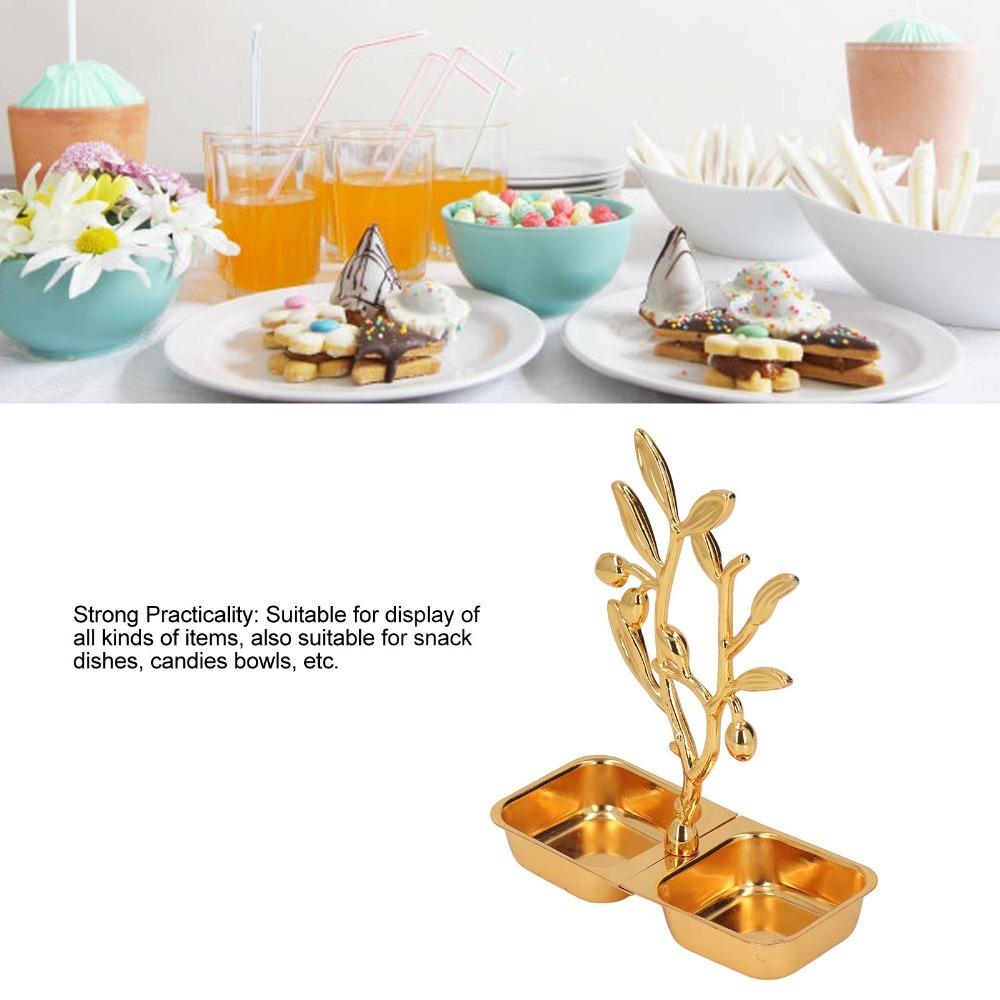 Stainless Steel Gold Serving Tray Nordic Tree Branch Jewelry Rack  For Living Rooms