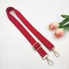 2.5cm Cotton Adjustable Crossbody Strap - Narrow Woven Solid Color Replacement for Women's Bags