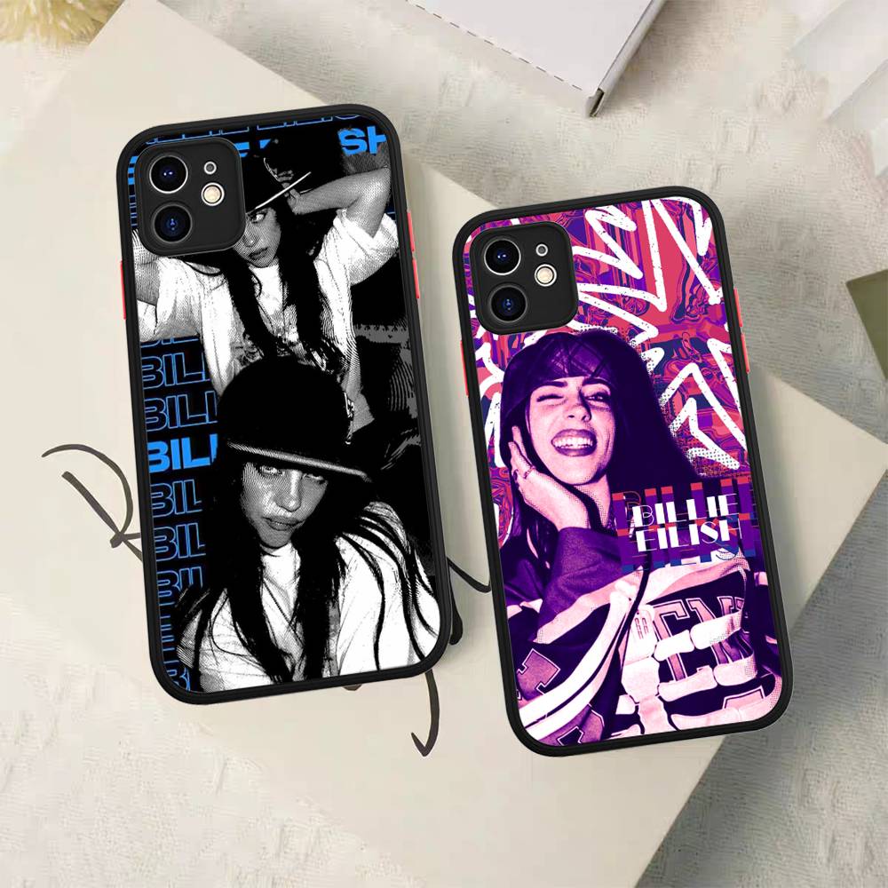 Pop Singer B-Billie Matte Protective Case For IPhone 16 15 14 13 12 11 Pro Max X XS MAX Protection Case