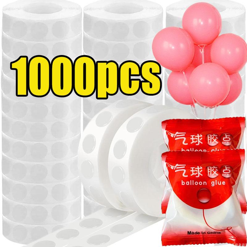 100-1000PCS Balloon Glue Dot for Balloons Accessories Ballon Dot Tape Birthday Wedding Party Balloon Glue Sticker Balloons Stand