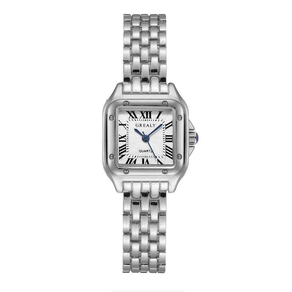 Stylish Women's Bestseller Stainless Steel Quartz Watch with Casual Business Steel Band