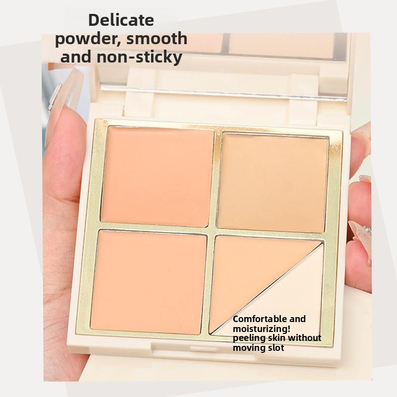 Concealer Facial Concealer Highlighter Concealer for Covering Acne Marks Tear Troughs Contouring and Concealer Tray