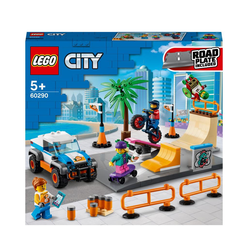 LEGO City LEGO City Skatepark med Veiplate 60290